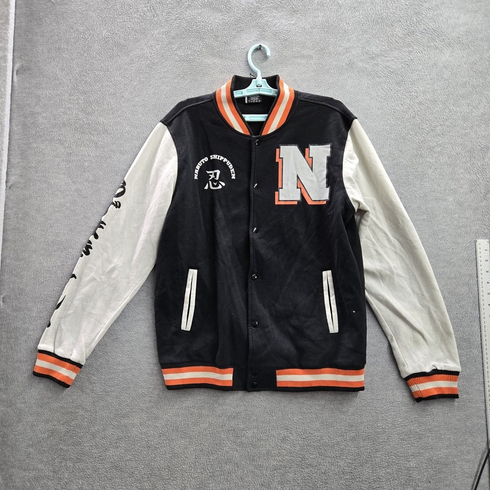 VINTAGE Naruto Shippuden Collection Men Jacket M Varsity Graphic Anime‎ Y2K